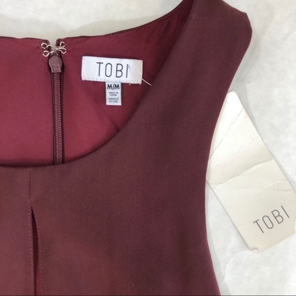 Tobi Keyhole Winslet Plum Shift Dress Size M NWT - Picture 8 of 8